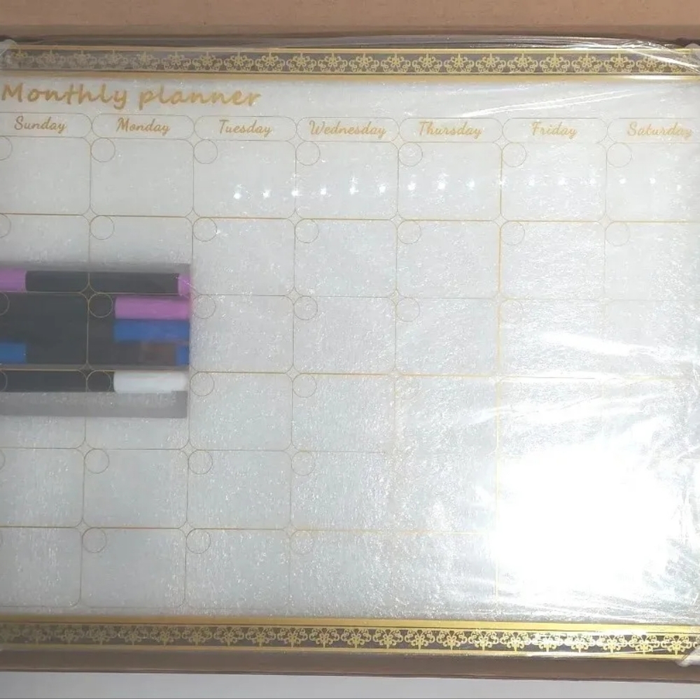 Magnetic Dry Erase Board Calendar
